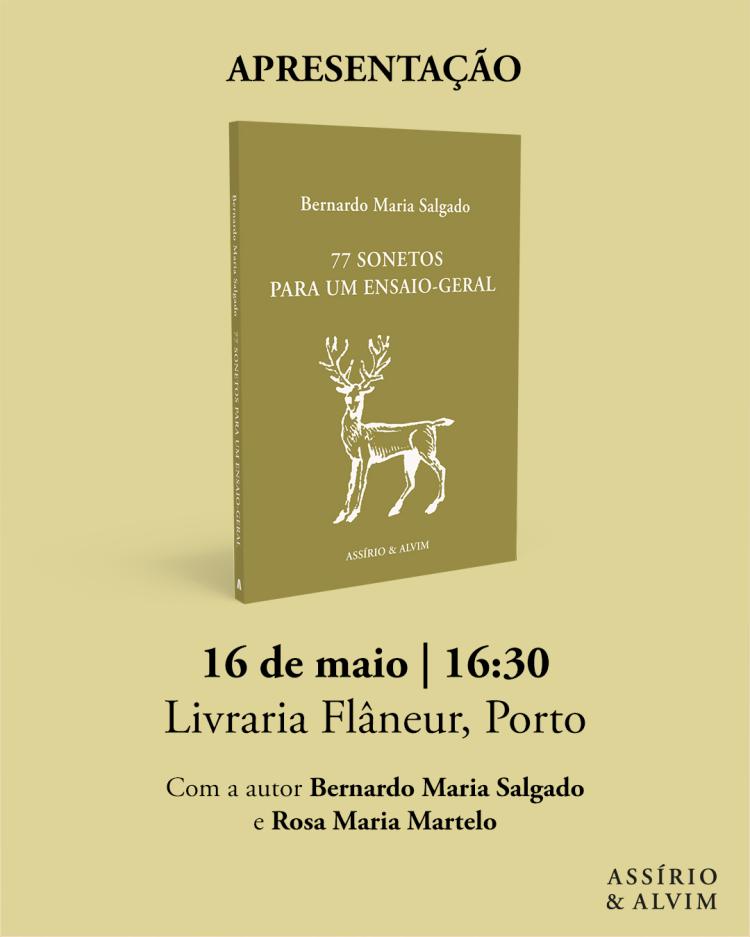 Apresentação: 77 Sonetos Para um Ensaio-Geral de Bernardo Maria Salgado