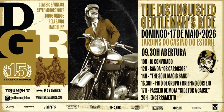 The Distinguished Gentleman's Ride 2026
