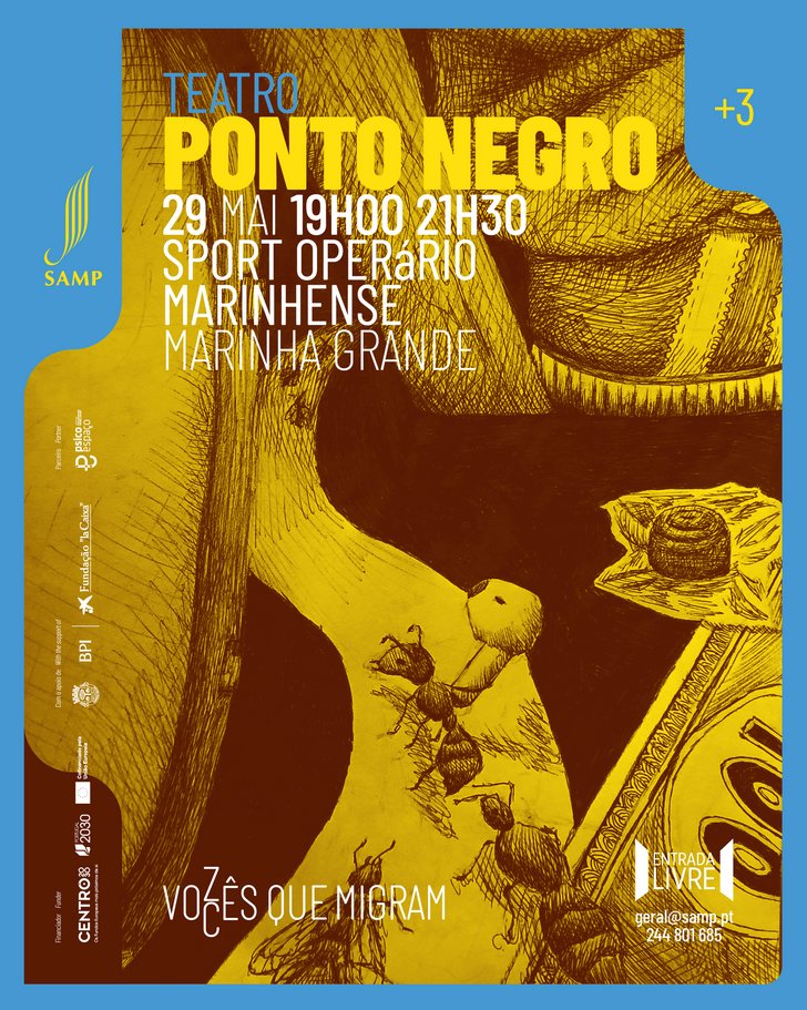 PONTO NEGRO | Teatro pelo Projeto Voz(C)ês que Migram