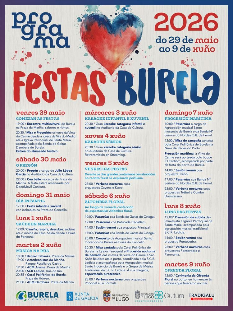 Festas Patronais Burela 2026
