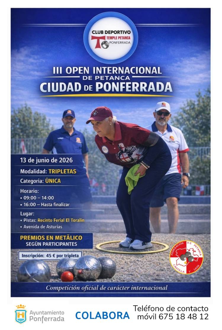 III OPEN INTERNACIONAL DE PONFERRADA – CIUDAD DE PONFERRADA