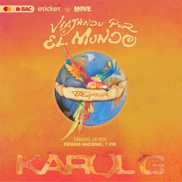 KAROL G - TROPITOUR 2026 -ZONA TROPICOQUETA - 28 NOV