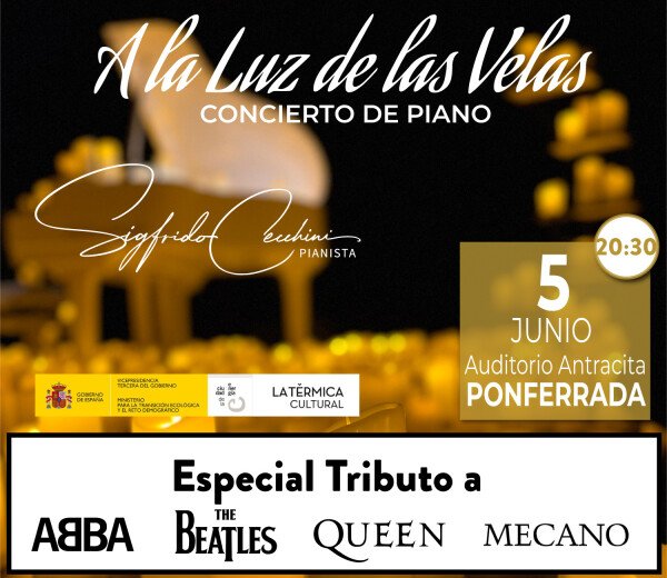Conciertos «A la Luz de las Velas» | Tributo a ABBA, The Beatles, Queen y Mecano
