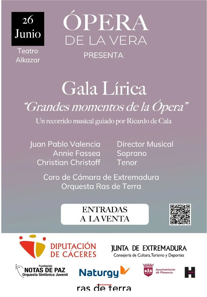 Gala Lírica: 'Grandes momentos de la Ópera'