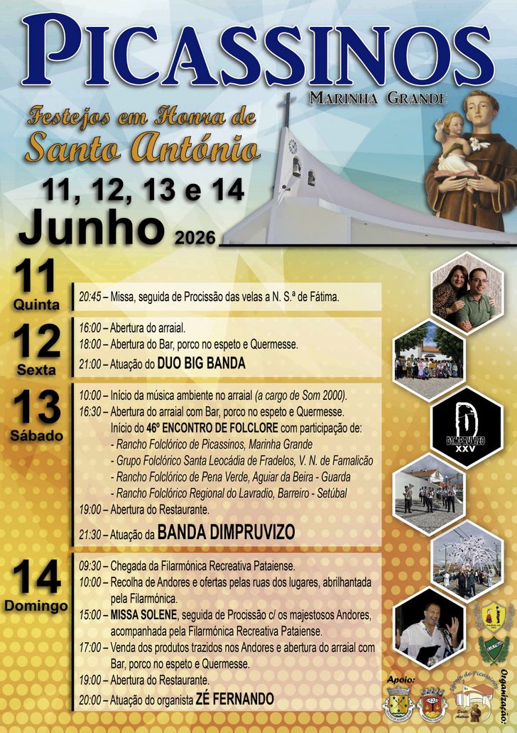 FESTAS EM HONRA DE SANTO ANÓNIO | Picassinos