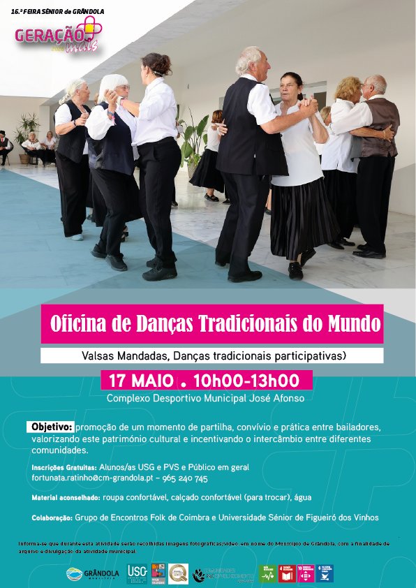 SÉNIOR | Oficina de Danças Tradicionais do Mundo - Valsa Mandada