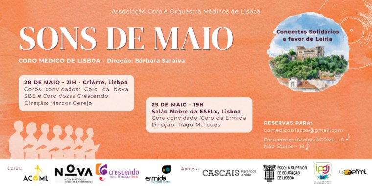 Concerto solidário 'Sons de Maio'