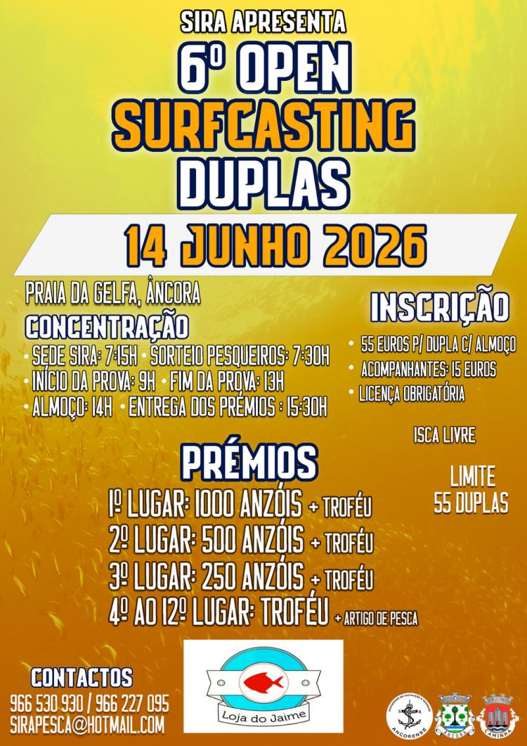 6.º Open Surfcasting Duplas