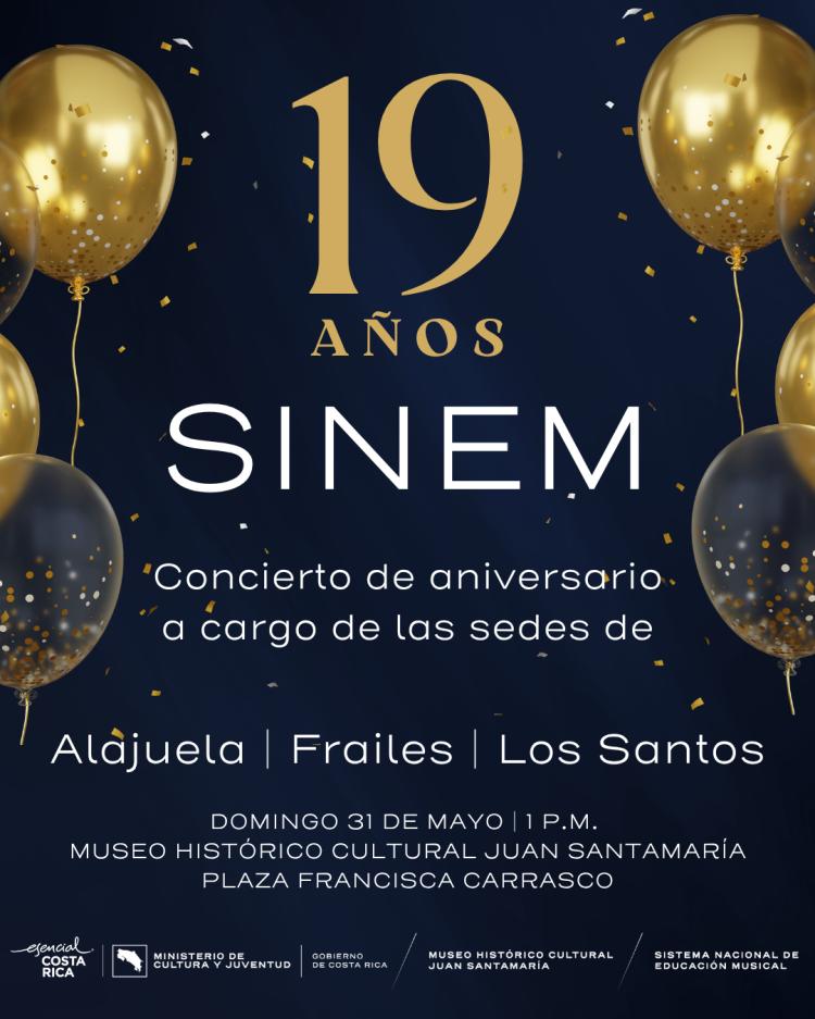 SINEM Alajuela, Frailes y Los Santos | Concierto de Aniversario SINEM