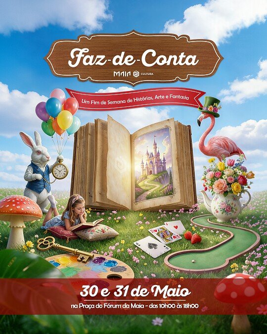 “Faz-de-Conta” na Praça do Fórum da Maia