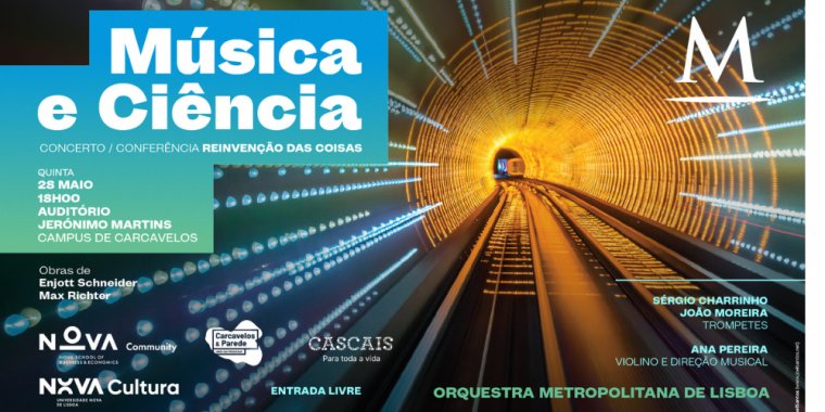 Concerto conferência “Música e Ciência” com a Orquestra Metropolitana de Lisboa.