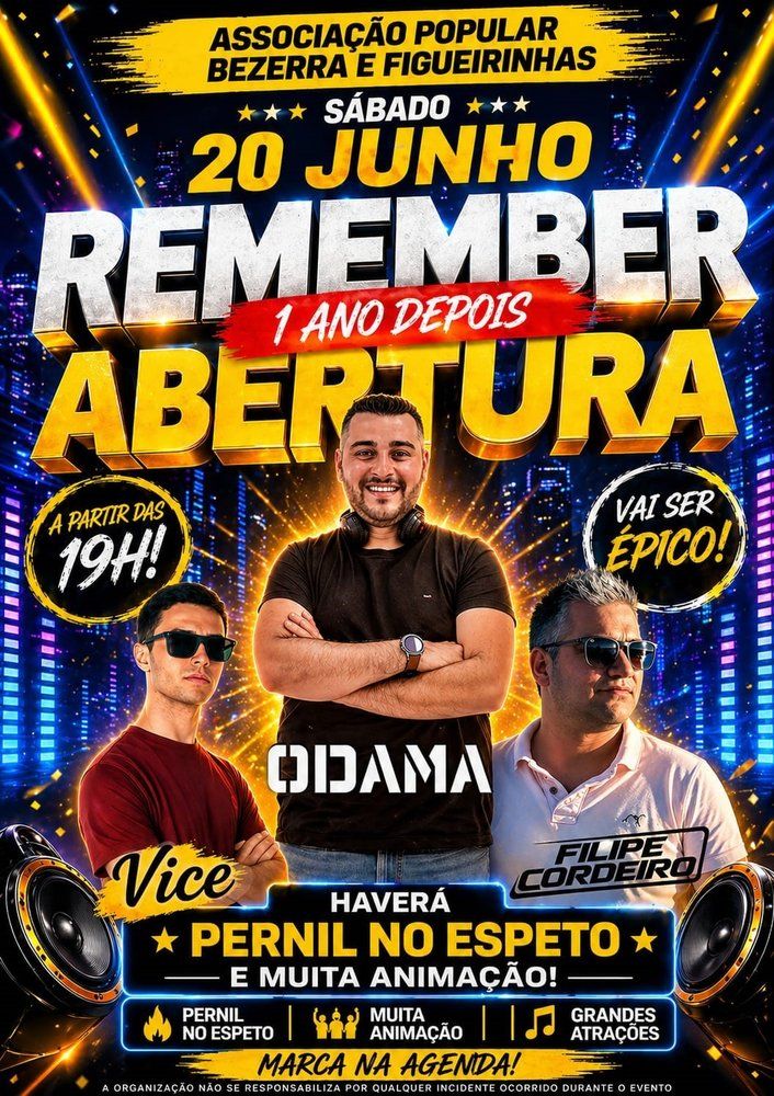 Remember Abertura 1 ano Depois