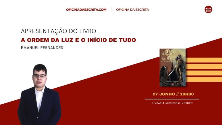 Apresentação do Livro A Ordem da Luz e o Início de Tudo, de Emanuel Fernandes 