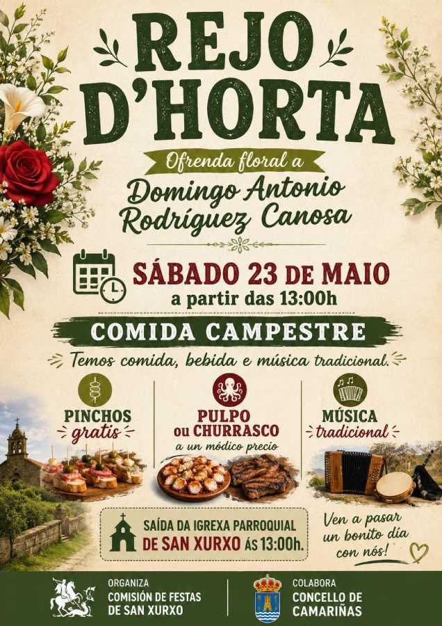Homenaxe a Don Antonio Rodríguez Canosa en Buría