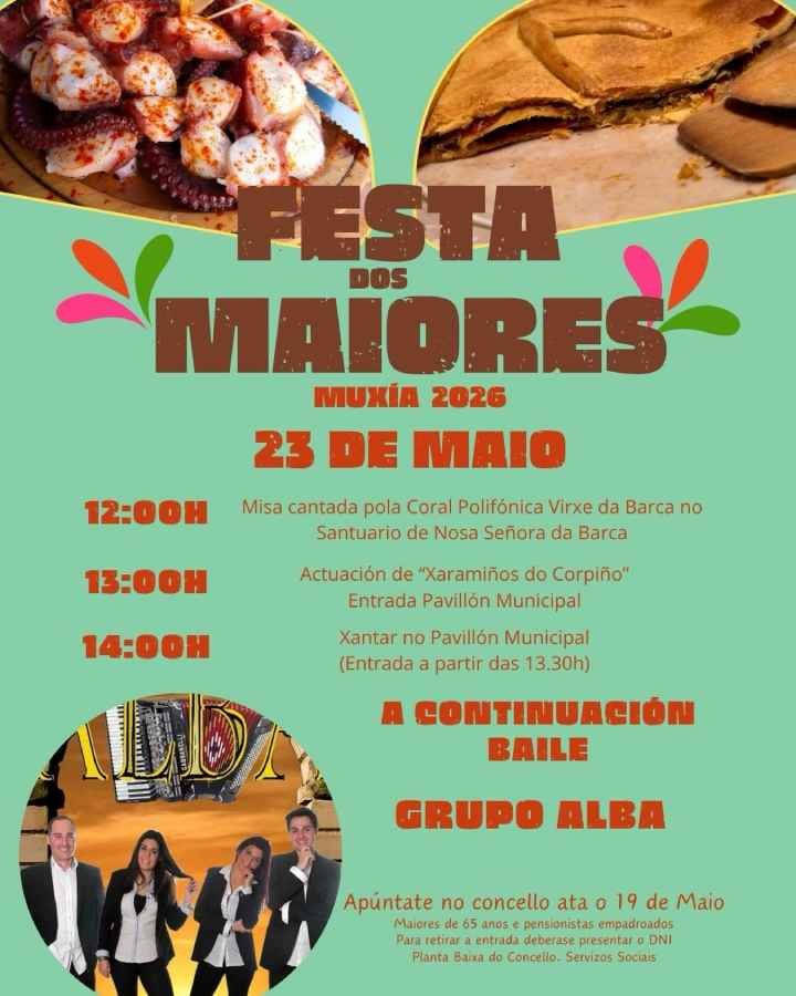 Festa dos Maiores 2026 en Muxía