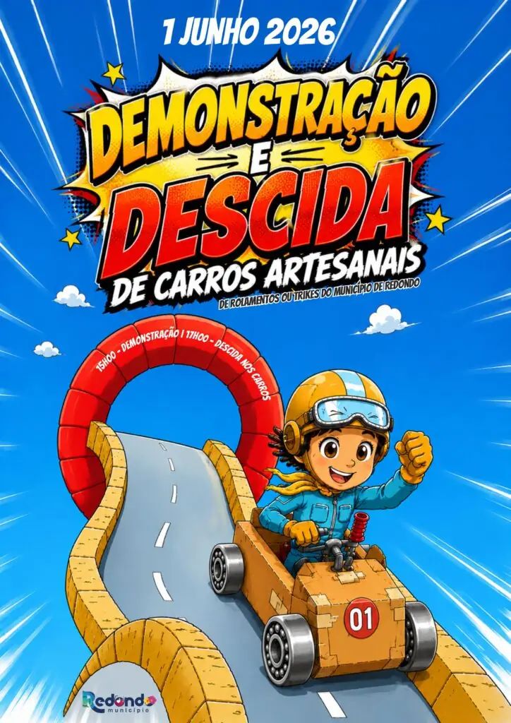 1ª Demonstração e descida de carros artesanais, de rolamentos ou trikes do Município de Redondo
