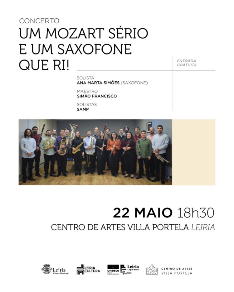 Reabertura Villa Portela | 'Um Mozart Sério e um Saxofone que Ri!' - Solistas SAMP