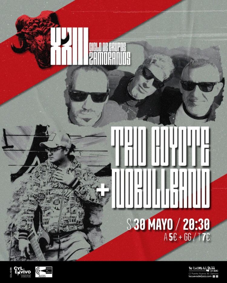 Concierto: Trío Coyote y Nobullband