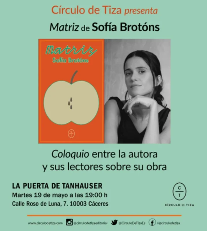 Coloquio con Sofía Brotóns sobre 'Matriz'