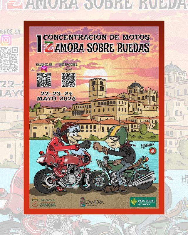 1ª Concentración de Motos Zamora Sobre Ruedas