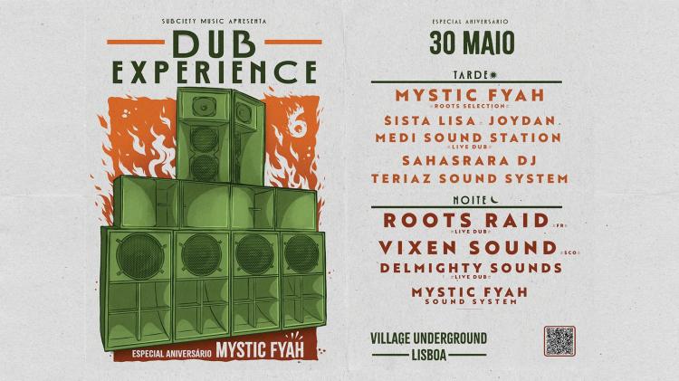 Dub Experience #6: Especial Aniversário Mystic Fyah