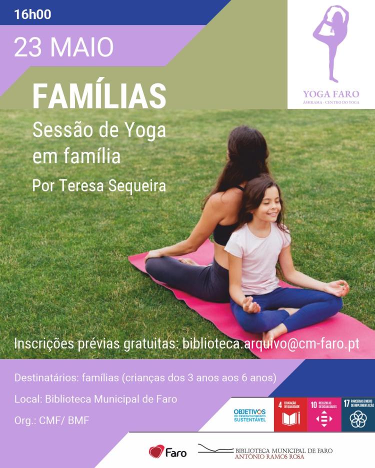 Famílias - Sessão de Yoga em Família por Teresa Sequeira