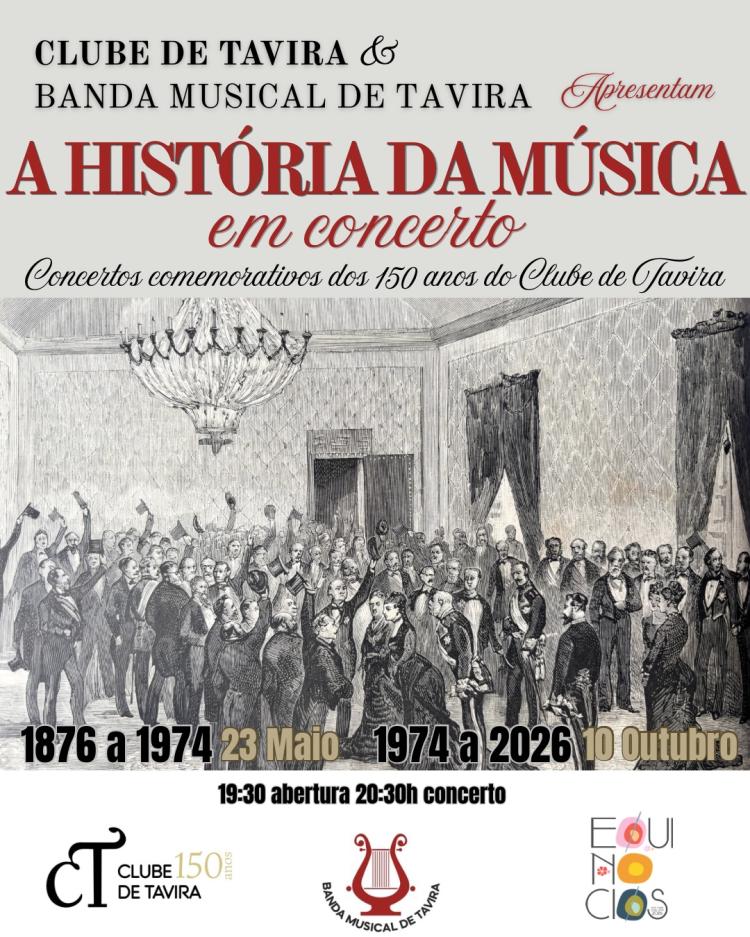A HISTÓRIA DA MÚSICA concerto @ Clube de Tavira
