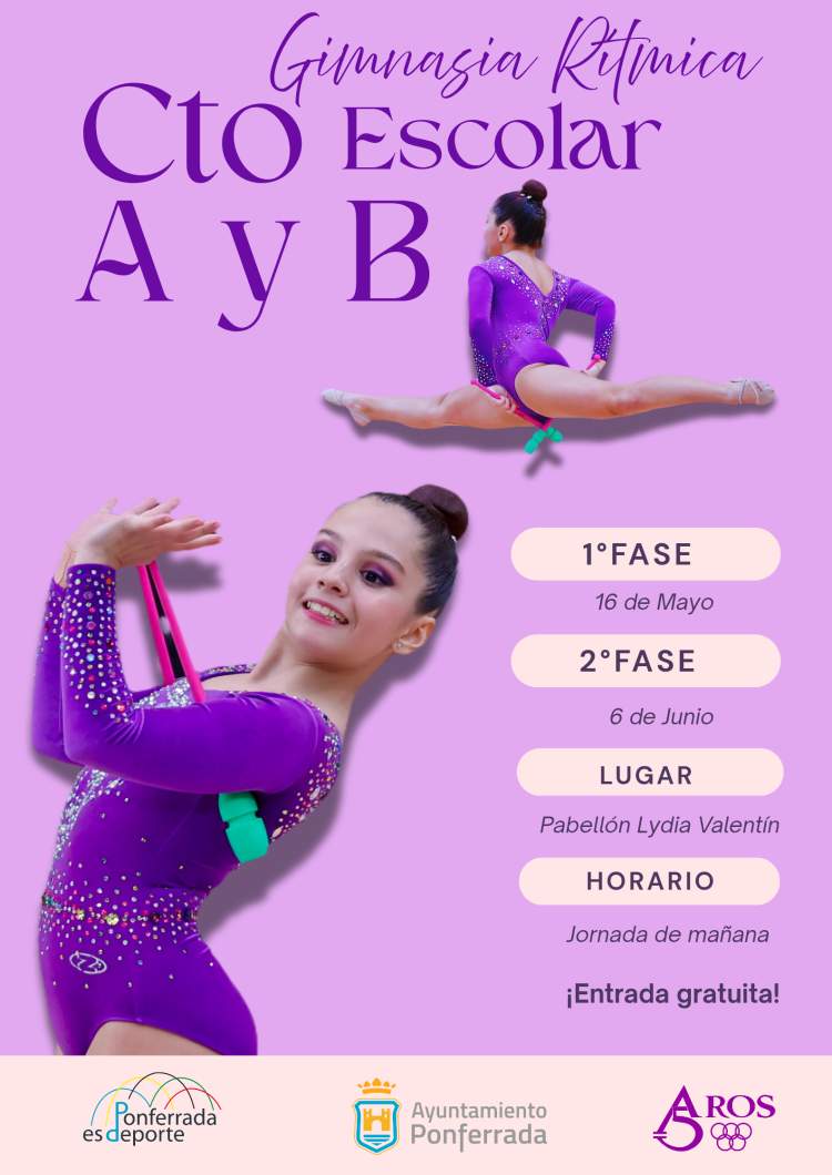 GIMNASIA RÍTMICA CAMPEONATO ESCOLAR A Y B