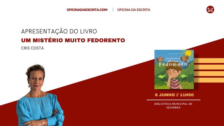 Apresentação do Livro Um Mistério muito Fedorento, de Cris Costa 