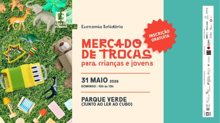 Mercado de Trocas para Crianças e Jovens
