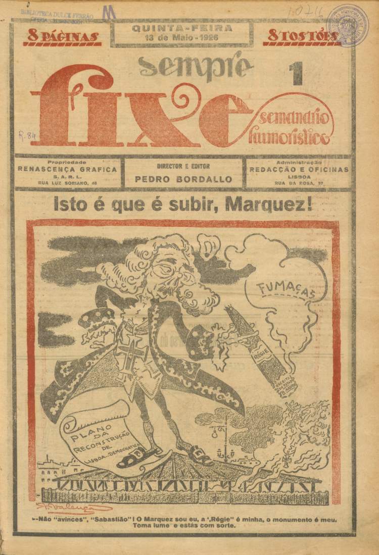 O jornal 'Sempre Fixe' faz 100 anos