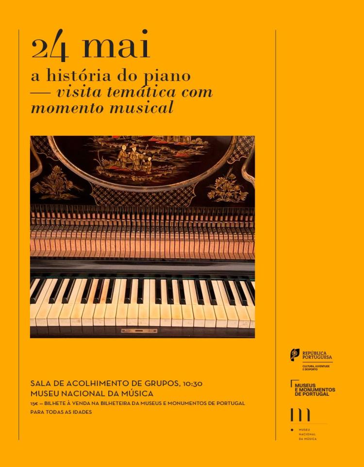 a história do piano — visita temática com momento musical