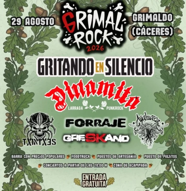 Imagen de referencia de GrimalRock 2026 - Mercado de artesanía en Cañaveral