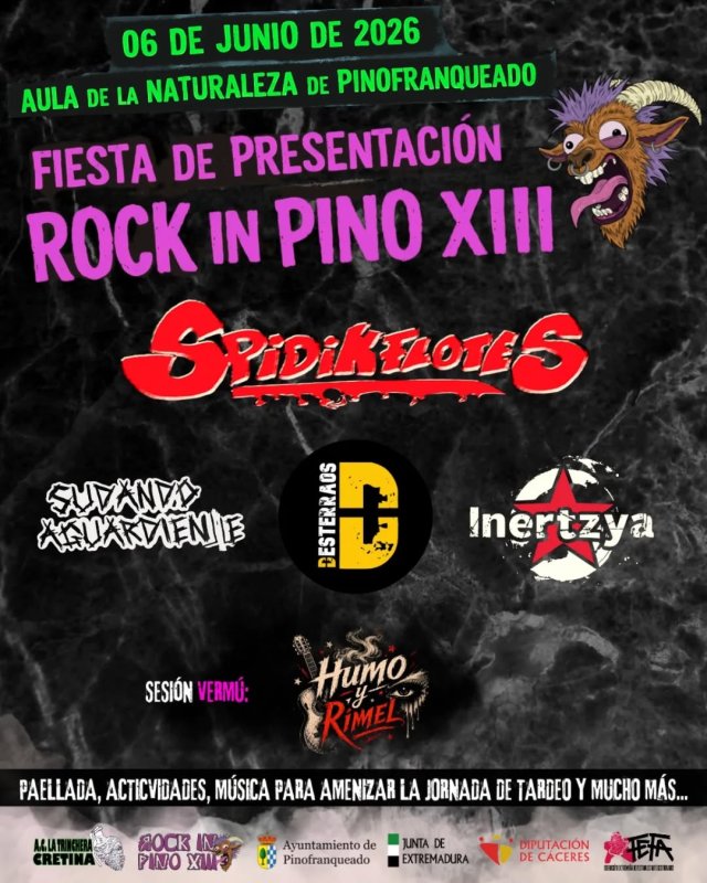 Fiesta de Presentación Rock in Pino XIII