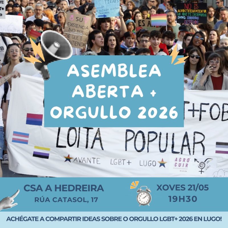 Asamblea Aberta: Orgullo 2026