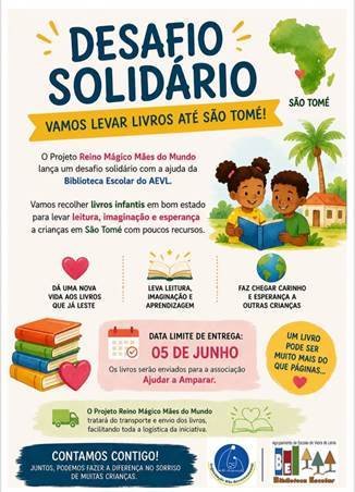 Desafio Solidário - Vamos levar Livros até São Tomé