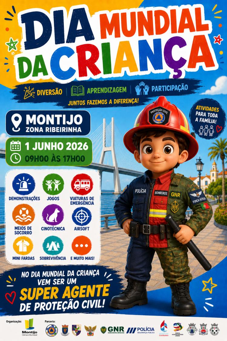'Vem Ser um Super Agente da Proteção Civil' - Dia Mundial da Criança