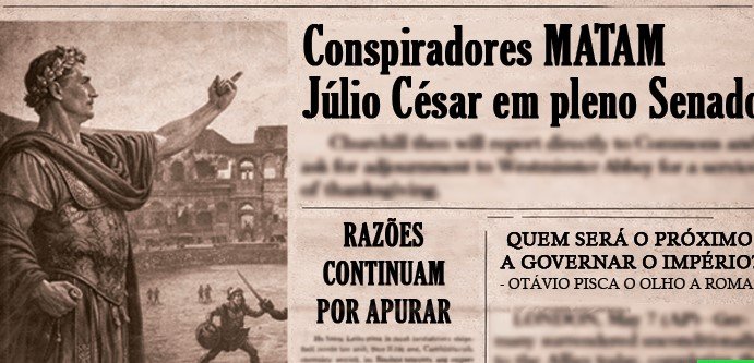 Júlio César assassinado