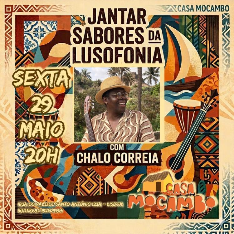 Jantar Sabores da Lusofonia com Chalo Correia