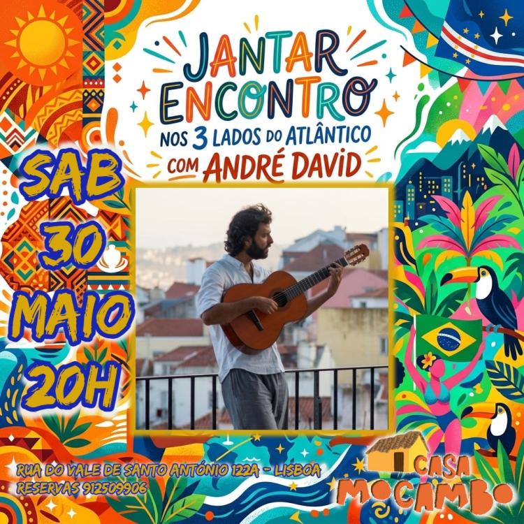 Jantar Encontro nos 3 Lados do Atlântico com André David 