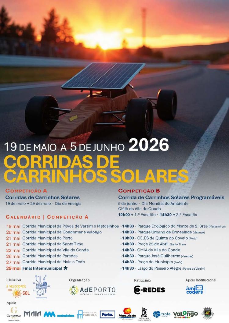 'À Velocidade do Sol' - Corridas de Carrinhos Solares - 16.º edição