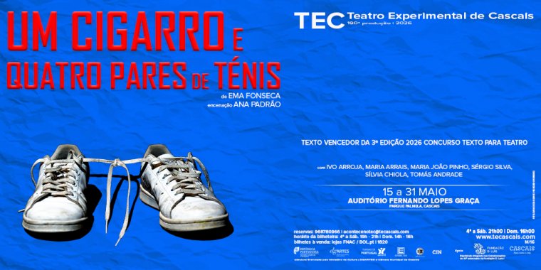 Teatro: 'Um Cigarro e Quatro Pares de Ténis', de Ema Fonseca