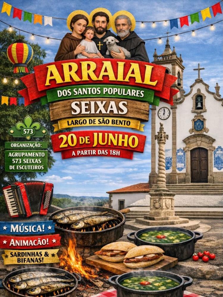 Arraial dos Santos Populares em Seixas