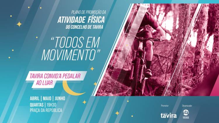 Tavira Convidà Pedalar Ao Luar