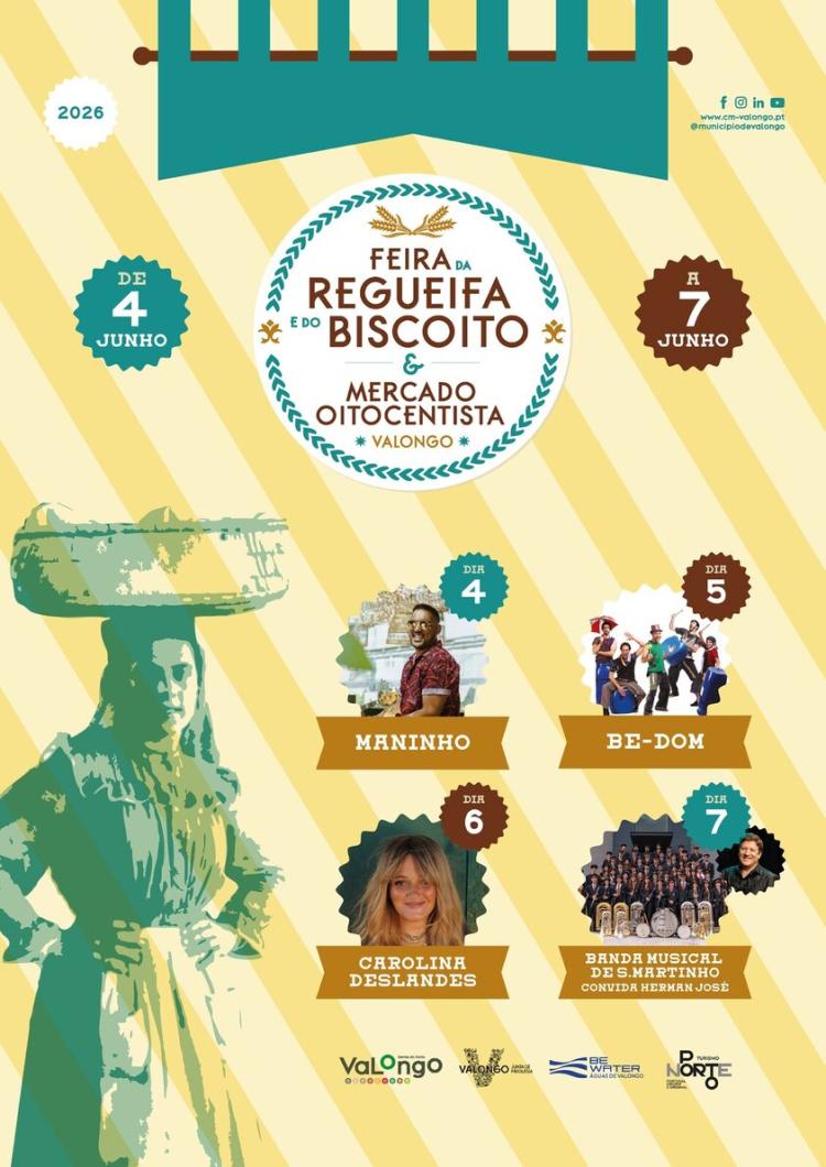 A Feira da Regueifa e do Biscoito & Mercado Oitocentista está de regresso entre 4 a 7 de junho