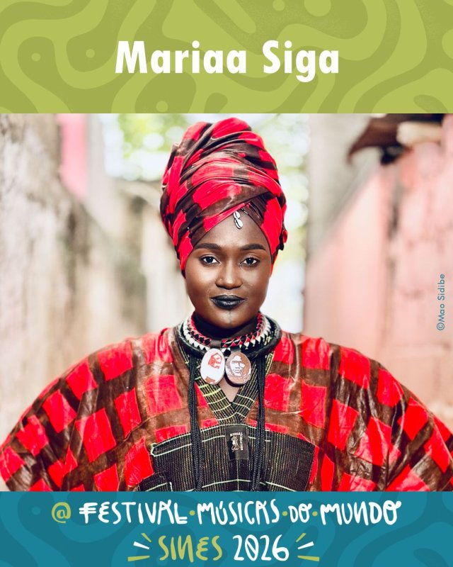 Concerto de Mariaa Siga no Festival Músicas do Mundo