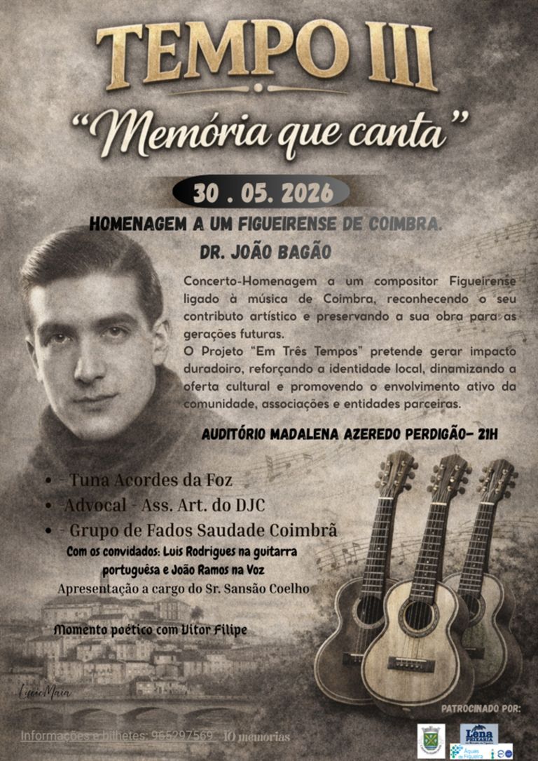 TEMPO III – “Memória que canta”, homenagem a João Bagão