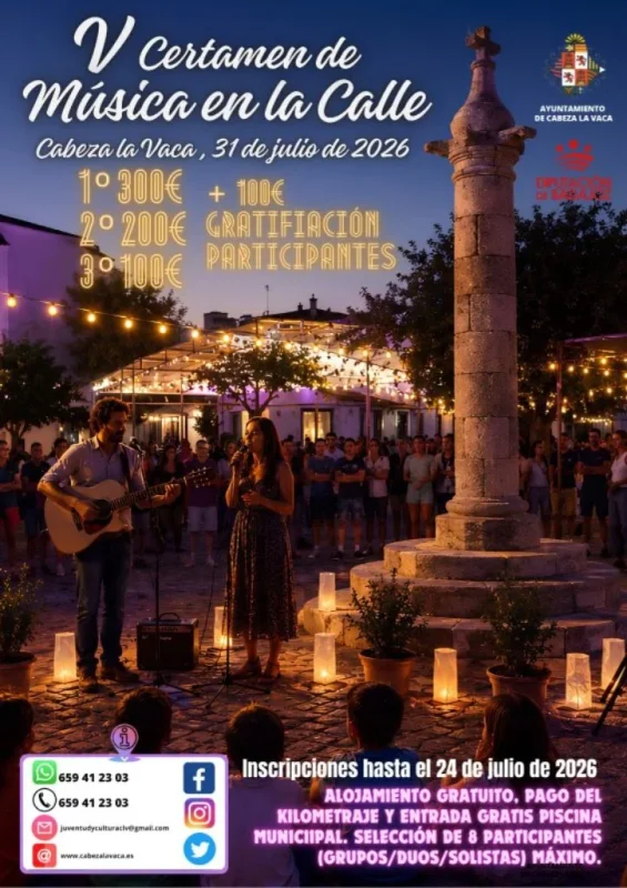 V Certamen de Música en la Calle 2026