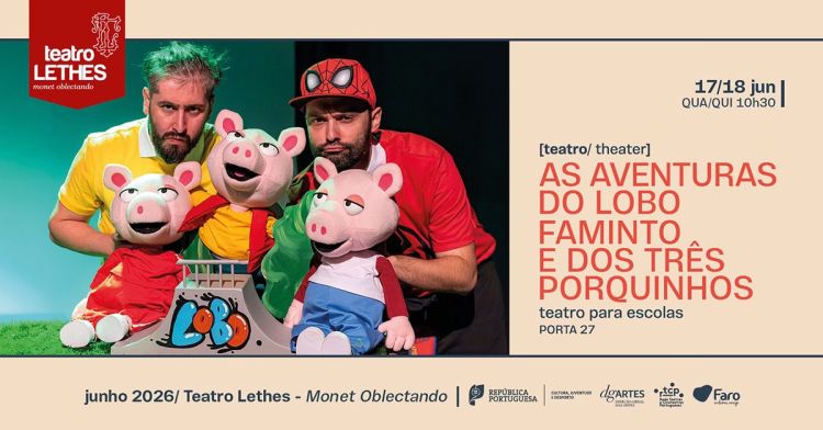 As aventuras do Lobo Faminto e dos três Porquinhos
