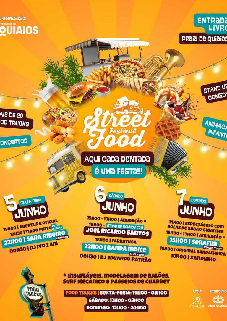 Street Food Festival 2026 - Praia de Quiaios